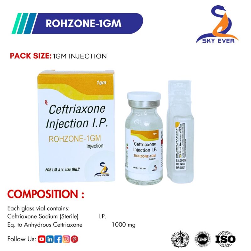 Rohzone-1gm Injection