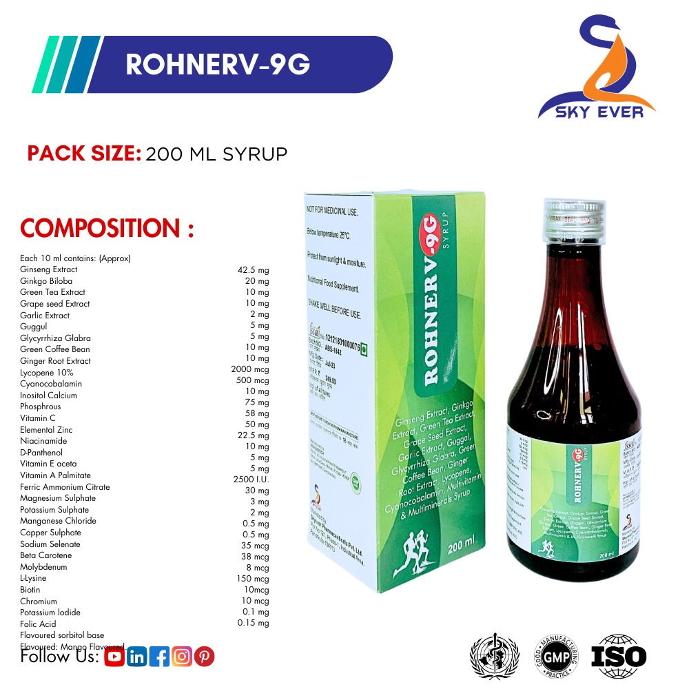 ROHNERV-9G Syrup